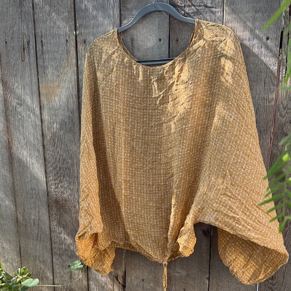 Rachel Zoe Mustard Yellow Blouse - Picture 1 of 8